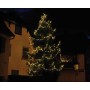 Guirlande Led Fixe Rouge 25M 300 LEDS Cable PVC Noir Non Prolongeable