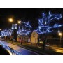 Guirlande Led Pétillante Bleu 20M 160 LEDS Cable Blanc  Non Prolongeable