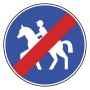 Fin De Chemin Obligatoire Pour Cavaliers (B42) C1 45CM