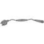 Cable D'Alimentation Pour Guirlande Led 1,60M Noir Avec Redresseur + Gaine Thermo