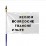 Drapeaux Avec Hampe Région Bourgogne Franche Comté 80X120cm