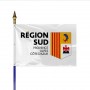 Drapeaux Avec Hampe Région Sud PACA 80X120cm