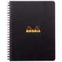 Cahier Spirale A5 Rodhia Note Book Ligne Noir