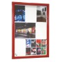 Vitrine Exterieure Reverso 12 A4 Rouge