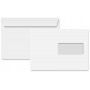 Clairalfa Enveloppes DL 110X220 Avec Fenêtre Blanches