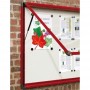 Vitrine Antares NF 18 Feuilles - choix coloris : rouge, bleu, gris, sable, alu