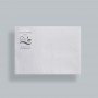 Boite De 500 Pochettes B5 90 Gr 176 X 250 Blanche Impression Noir