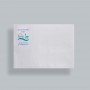 Boite De 500 Pochettes B5 90 Gr 176 X 250 Blanche Impression Quadri