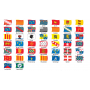 Drapeau Provinces Et Régions 80x120 Hampe 16 Mm