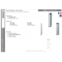Cendrier 3L Mural Arkea Avec Serrure - Gris Metal 9006