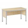 Bureau De Professeur NOVA  Piètement Gris FIXE 160x 64CM Plateau Hêtre
