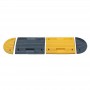 RALENTISSEUR MODULE CENTRAL DROIT JAUNE Dimensions 500 x 400 x 50 mm
