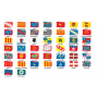 Drapeau Provinces Et Régions 100x150 Hampe 20 mm