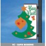 SAPIN MODERNE - CANDELABRE - 1.4 X 1.00m