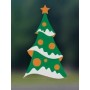 SAPIN DE NOEL- DÉCOR SOL - RÉTRORÉFLÉCHISSANT  (H)2.00 x (L)1.20m
