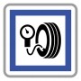 Indication Service Station De Gonflage (CE26) 50x50CM C1