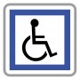 Indication Service Accès Handicapé (CE14) 50x50CM C1