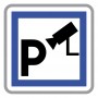 Indication Service Parking Surveillé (CE9) 35x35CM C1