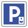 Indication Parking Durée Limitée Avec Contrôle (C1b) 50x50CM C1