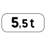 Panonceau 5.5T (M4f) 50CM C1