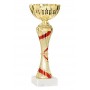 Coupe Harmony Leader Rouge Et Dorée 23 Cm