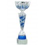 Coupe Harmony Etincelle Argentée Et Bleue 32 Cm