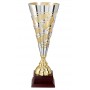 Coupe Ligne Luxe Vase Dorée 52 Cm