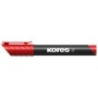 Marqueur Permanent Kores K MARKER Rouge