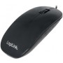 LogiLink Souris Optique, Plat, Avec Fil, Noir