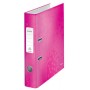 Classeur à Levier LEITZ WOW 180 Degrés A4 50mm Rose