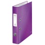 Classeur à Levier LEITZ WOW 180 Degrés A4 50mm Violet