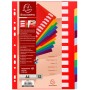 Intercalaires EXACOMPTA En Plastique Uni A4 12 Touches