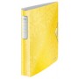 Classeur à Anneaux LEITZ Active WOW SoftClick A4 4 Anneaux Jaune