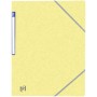 Chemise Elastique Oxford Top File+ A4 Jaune Pastel