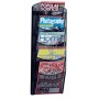 Porte-Brochures Helit Mural Noir