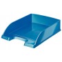 LEITZ Corbeille A Courrier Plus WOW, A4, Polystyrène, Bleu