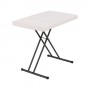 Table Pliante Election LIFETIME 76,2 x 49,2 cm 3 Hauteurs réglables