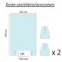 Ecran De Protection Pour Bureau De Vote en PMMA - Assesseur(s)