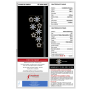 Bouquet De Cristaux Éclat LED H2,00 x L0,85m