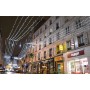 Guirlande Fixe Bleuté Cable Blanc 20M 160 LEDS